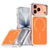 Adequado para iPhone 18 Pro Max Capa de Telefone Magnética Brilhante de Duas Cores Apple 17 Pro Anti-Queda 16 Capa Protetora