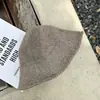 Chapéu de pescador estilo coreano para outono e inverno para mulheres, espessado e quente, lã tricotada, estilo popular online, chapéu bucket liso versátil estilo japonês ins