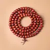 Atacado Sandália de Sangue Sândalo Africano Folha Pequena Sândalo Vermelho Contas Budistas, Vários Estilos e Especificações, Pulseiras Estilo Étnico, Contas de Rosário
