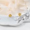 Pendientes Nalan Foot de plata 999 con un toque fresco y dulce, diseño de nicho, personalizados y sencillos, de rosa, M06022