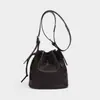Bolsa de balde pequena Yunshu, bolsa de ombro e transversal, bolsa de cordão para o dia a dia para mulheres, nova moda 2026, bolsa feminina versátil casual