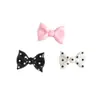 Estilo K de Puntos Negros Brillantes Lazo de Caramelo Accesorios de Resina Material para Decoración de Funda de Teléfono Móvil DIY Zapato con Agujero