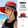 Sombrero de Sol para Mujer Sombrero de Verano para Protección Solar Sombrero de Pescador de Mezclilla Anti-UV para Exterior Sombrero Deportivo de Montañismo para Hombre y Mujer