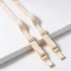 Venda Direta de Fábrica Alças de Ombro de Lingerie de Nylon de Alta Qualidade Ajuste Elástico Tira Antiderrapante Elástica Alças Pretas e Brancas Alças de Sutiã