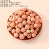 Material de cascabel de cáscara de fruta natural para accesorios de cuentas de llavero DIY hechos a mano, accesorios de pulsera, material de colgante de carillón de viento creativo