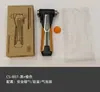 Martillo de Seguridad para Rescate de Incendios Cabeza de Martillo de Acero de Tungsteno Rompe Vidrio Instantáneamente Martillo Rompe-Ventanas de Autobús Dos en Uno Multifunción