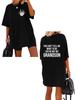 Camiseta feminina com estampa de comércio exterior transfronteiriço da Amazon VOCÊ NÃO PODE ME DIZER moda europeia e americana manga curta