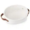 Vendas diretas do fabricante: cesta de armazenamento de fio de algodão, cesta de armazenamento de mesa, cesta organizadora de brinquedos, cosméticos e joias