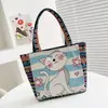 Comercio Exterior al por Mayor Nuevo Bolso Étnico de Elefante Matai para Mujer Bolso de Mano Simple para el Trabajo Bolso de Lona Bordado Bolso Pequeño Transfronterizo