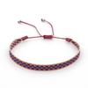 Pulsera de Cinta Tejida a Mano Kkbead Estilo Bohemio + Estilo Étnico Nepalí con Patrón de Palacio Español
