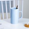 Caneca Cerâmica Simples de Alta Capacidade, Caneca de Grande Capacidade para Casa e Escritório, Copo de Água, Copo para Café com Leite, Atacado do Fabricante, Acabamento Fosco