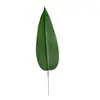 Hojas artificiales pequeñas hojas de plátano viajeras accesorios para arreglos florales de boda decoración de fiesta con globos fábrica de hojas artificiales al por mayor canna