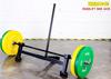 Soporte Cambiador de Discos de Barra Levantamiento de Pesas 0kg Superior Montaje Rápido con Barra de Goma Completa Disco Competitivo para Peso Muerto Cambiador de Discos