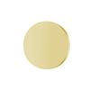 Em Estoque ouro real espelho titânio aço sem furo wafer 30MM cartão redondo gravação pingente moeda moeda comemorativa joia DIY