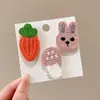 Lindos pasadores para el cabello de niños con diseños de flores, Pinzas para flequillo de princesa, Pegatinas mágicas de dibujos animados, Accesorios para el cabello frescos y dulces para niñas pequeñas