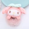Nuevo Lindo Perro Gui de Jade Corazón de Niña Anillo para el Cabello de Peluche Merlot Anillo para el Cabello de Muñeca de Dibujos Animados Cuerda para el Cabello Linda