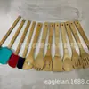 Espátula de Bambú, Sartén Antiadherente, Espátula Doméstica de Bambú Especial sin Pintura, Cuchara para Arroz de Bambú, Espátula de Cocina, Espátula de Bambú Bambú, Versión Extendida