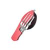 Set Multifuncional Desmontable de Seis Piezas: Cuchillo, Tenedor y Cuchara, Set Plegable de Cuchillo y Tenedor, Cuchillo Multifuncional, Cuchillo de Regalo
