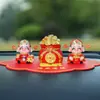 2026 Figura do Deus da Fortuna e Boa Sorte Bobblehead Criativo Decoração de Painel de Carro Aromaterapia para Carro Presente de Ano Novo
