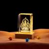 Estatua de Buda 3D cristal tallado interior vacío Xizang bodhisattva Suministros de Buda decoración de pasillo Adoración Salón de Buda adornos para el hogar