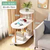 Prateleira de Armazenamento de Mesa de Cabeceira, Pequeno Armário de Madeira Maciça para Apartamentos de Aluguel, Uso Doméstico Moderno Minimalista, Armário de Mesa de Cabeceira Ultra-Estreito Simples para Quarto