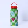 Botella Espacial de Gran Capacidad con Impresión por Transferencia de Agua Transfronteriza Taza de Acero Inoxidable 304 de Doble Pared con Aislamiento al Vacío de Gran Capacidad Botella de Agua Deportiva