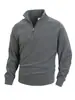 Otoño e Invierno Nuevo Talla Europea Ajustado Cuello Alto Manga Larga Suéter Personalizado Estilo Europeo y Americano Casual Chaqueta de Forro Polar Coral