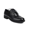 Zapatos de mujer de talla grande para comercio exterior, zapatos casuales retro británicos, zapatos Oxford para mujer de punta redonda con cordones y tacón bajo 3-60
