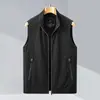 ¡Línea de Lujo Ligero! ¡El artículo definitivo para superponer! ¡Ligero, Transpirable, Resistente al Agua! Chal Casual Deportivo para Hombre con Cuello Alto