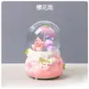 Gatito Lindo Bola de Cristal Dibujos Animados Caja de Música Decoración de Escritorio Adorno Regalo de Cumpleaños Recuerdo Comercio Electrónico Transfronterizo