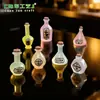 Nuevo producto transfronterizo: Botella de poción mágica que brilla en la oscuridad, adorno de escritorio mini, decoración DIY para casa de muñecas, accesorio de resina