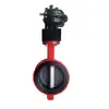Accesorios para Máquina de Plástico EPS Válvula de Mariposa en Forma de Ventilador de Acero Inoxidable Abrazadera de Válvula de Mariposa de Aleación de Aluminio Válvula de Drenaje Tipo Abrazadera Reductor de Válvula de Cabeza Grande