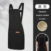 Delantal de Lona Transfronterizo con Correas de Hombro Ensanchadas, Hecho a Medida, Impermeable y a Prueba de Aceite, para Catering, Cocina, Uso Doméstico, Venta al por Mayor de Fábrica, Se Puede Imprimir el Logotipo