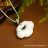 Jade Azul de Campo Natural Candado de Nube Auspiciosa Colgante de Seguridad Amuleto de Paz Jade Jadeíta Joyería Colgante Suministro en Vivo