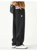 Pantalones casuales de pierna ancha, rectos, holgados, de algodón puro para hombre, estilo nuevo primavera/otoño 2026, transfronterizos, modernos y versátiles