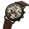Reloj de Cuarzo para Hombre Synoke Personalizado Camuflaje con Correa de Silicona, Reloj de Pulsera Estudiante Moderno y Versátil