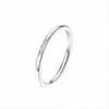 Anillo de Acero Inoxidable 304 con Circonita Microincrustada de Nuevo Estilo y Diseño de Moda para Mujer, Anillo de Diamante de Pareja de Gama Alta de Nicho Estilo Ins