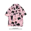 Camisa Floral Vintage de Manga Corta Estilo Cubano para Hombres y Mujeres, Camisa de Playa Holgada Estilo Hawaiano para Vacaciones, Camisa de Manga Corta Elegante y Versátil