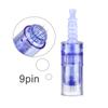 Agulha de microagulha azul A6 A1 transfronteiriça, instrumento elétrico nano-importado, mesoderme MTS, microchip, cristal 42 agulhas
