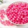 8mm10mm Floco de Neve Jade Proteico Contas Soltas Quebradas Contas Esmaltadas Estilo Chinês Antigo Acessórios para Joias DIY Feitos à Mão