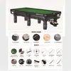 Mesa de Bilhar Nkg Salão de Bilhar Comercial Clube Padrão Mesa de Bilhar Estilo Chinês Madeira Maciça Ardósia