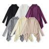 Cardigan e Camisa de Proteção Solar Asimétrico de Cor Lisa Solta Estilo Coreano Ap25290-25