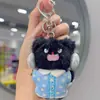 Pijama Fofo de Desenho Animado, Chaveiro de Pelúcia de Gatinho Fofo, Pingente de Bolsa de Casal Exquisito