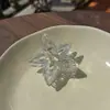 Nuevo Pasador de Plástico con Forma de Estrella de Cristal de Hielo, Pasador Transparente de Colores Hueco, Pinza para el Pelo Dulce y Colorida para Niñas, Pinza de Tiburón