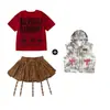 Roupa de Apresentação de Dança Jazz Infantil Meninas Roupa Hip-Hop Jazz Infantil para Meninas Moderna e Fashion Verão