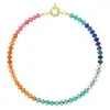 El collar de cuentas de disco de colores más vendido de Amazon, collar de cuentas de ábaco hecho a mano con piedra natural para la playa de verano