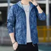 Verão Thin Coat Homens com capuz Jaqueta Protetor Solar Moda Tendência All-match Estudante Outdoor Roupas Protetor Solar Leve