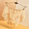 Vendiendo Ropa Interior Femenina de Encaje 2023 Nuevo Estilo Personalizado Encantadora Transparente Tentación Hueca Sin Costuras Seda de Hielo Chica Curvilínea Talla Grande
