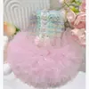 Abrigo de Algodón para Perro con Lana de Cordero Ultra Pequeña, Falda Esponjosa Estilo Chanel, Cálido y Etéreo, Falda Tutú de Mariposa Grande con Accesorio para Correa