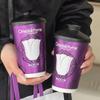 Celebridad de Internet Taza de Té Estilo Chino Desechable Taza de Cartón Plateado para Té de Leche con Tapa Taza de Doble Capa Engrosada para Bebidas Calientes Venta al por Mayor Comercial